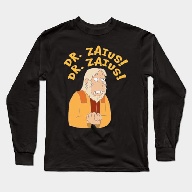 Dr. Zaius! Dr. Zaius! Long Sleeve T-Shirt by tWoTcast